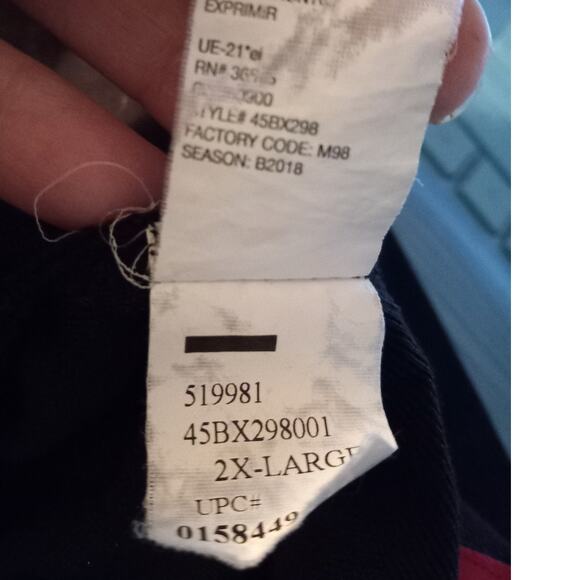 IZOD Mens Black Polo 2XL Red Logo Short Sleeve Preppy Golf Old Money Blokecore - Picture 8 of 8